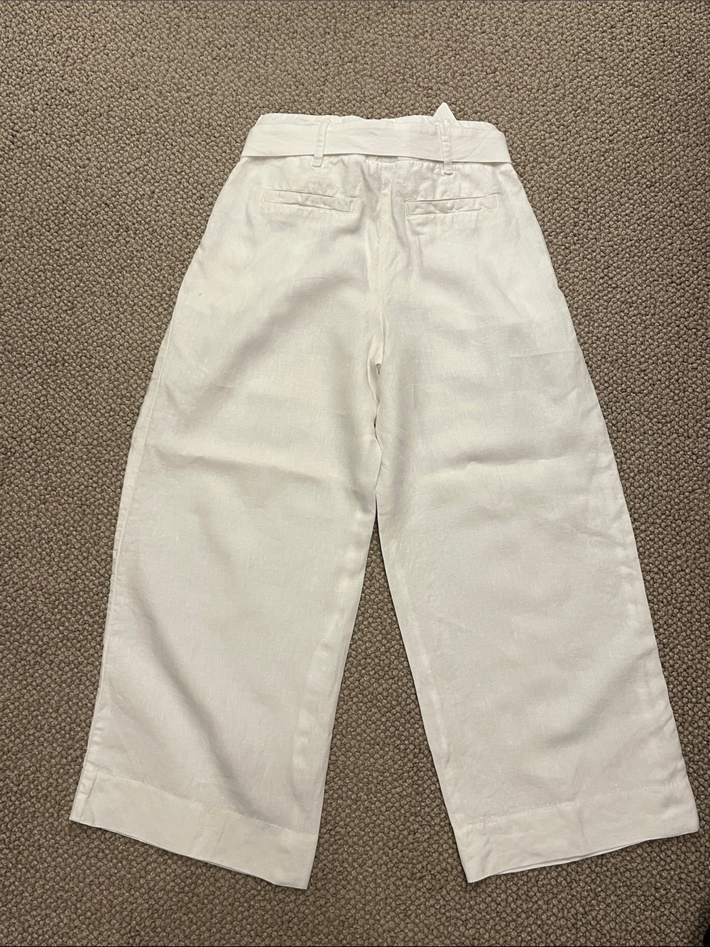 Chico’s Wide-Leg 100% Linen Pants in White - Picture 11 of 13